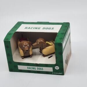 Racing Wind-Up Dachshund Weiner Dogs NEW sealed, in original box
